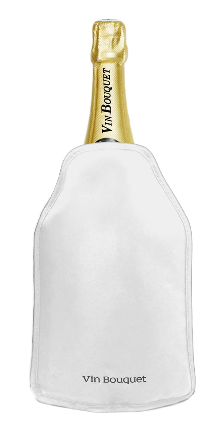 Vin Bouquet FIE 967 Kühlhülle weiss selbstanpassend rutschfest Flaschen Wein Sekt Champagner kühlen