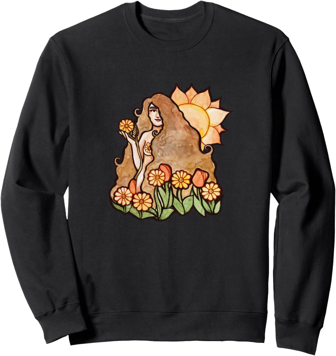 Wild Goddess Sun Summer Wilde Göttin Sonne Sommer Sweatshirt