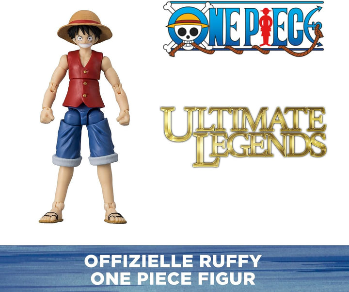 BANDAI - Ultimate Legends - One Piece Actionfigur 12 cm - Monkey D. Luffy - Offizielle One Piece Liz