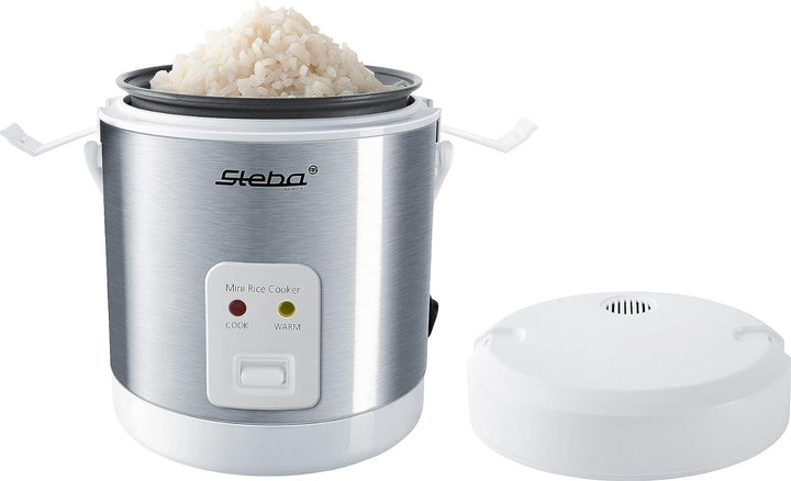 Steba Mini-Reiskocher RK 4 M | 0,9 Liter Volumen | Einfache"Ein-Knopf" Bedienung | Warmhaltefunktion