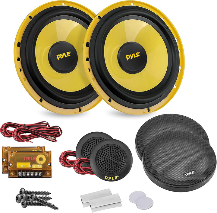 Pyle Auto Lautsprecher 8" Midbass – 600W, 4 Ohm Woofer mit 40oz Magnet, 3.1" Tiefe Klare Klangqualit