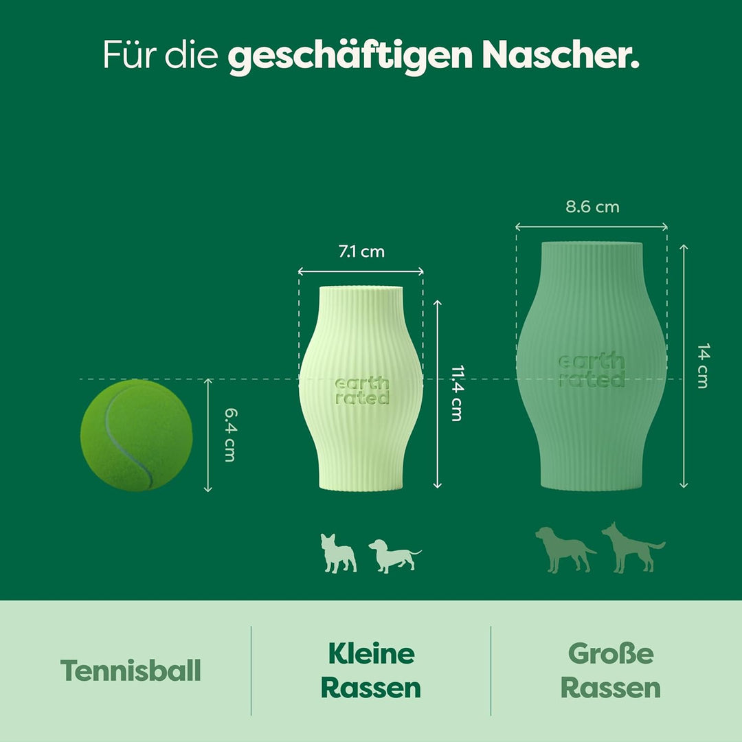 Earth Rated Leckerlihalter, bereicherndes Spielzeug für ausgewachsene Hunde und Welpen, geeignet für