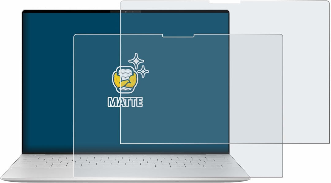BROTECT Entspiegelungs-Schutzfolie für Dell XPS 13 9350 2024 (2 Stück) Matte Displayschutz-Folie, An