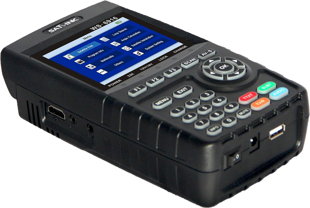 Satfinder SATLINK DVB-S / S2 HD Digital Satellitenfinder TV Signal Finder Meter mit MPEG-2 / MPEG-4