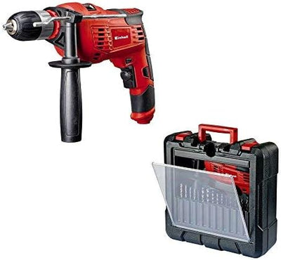 Einhell Schlagbohrmaschine TC-ID 1000 Kit (1010 W, 1 Gang, Bohrleistung Ø Holz 32 mm, Ø Metall 13 mm