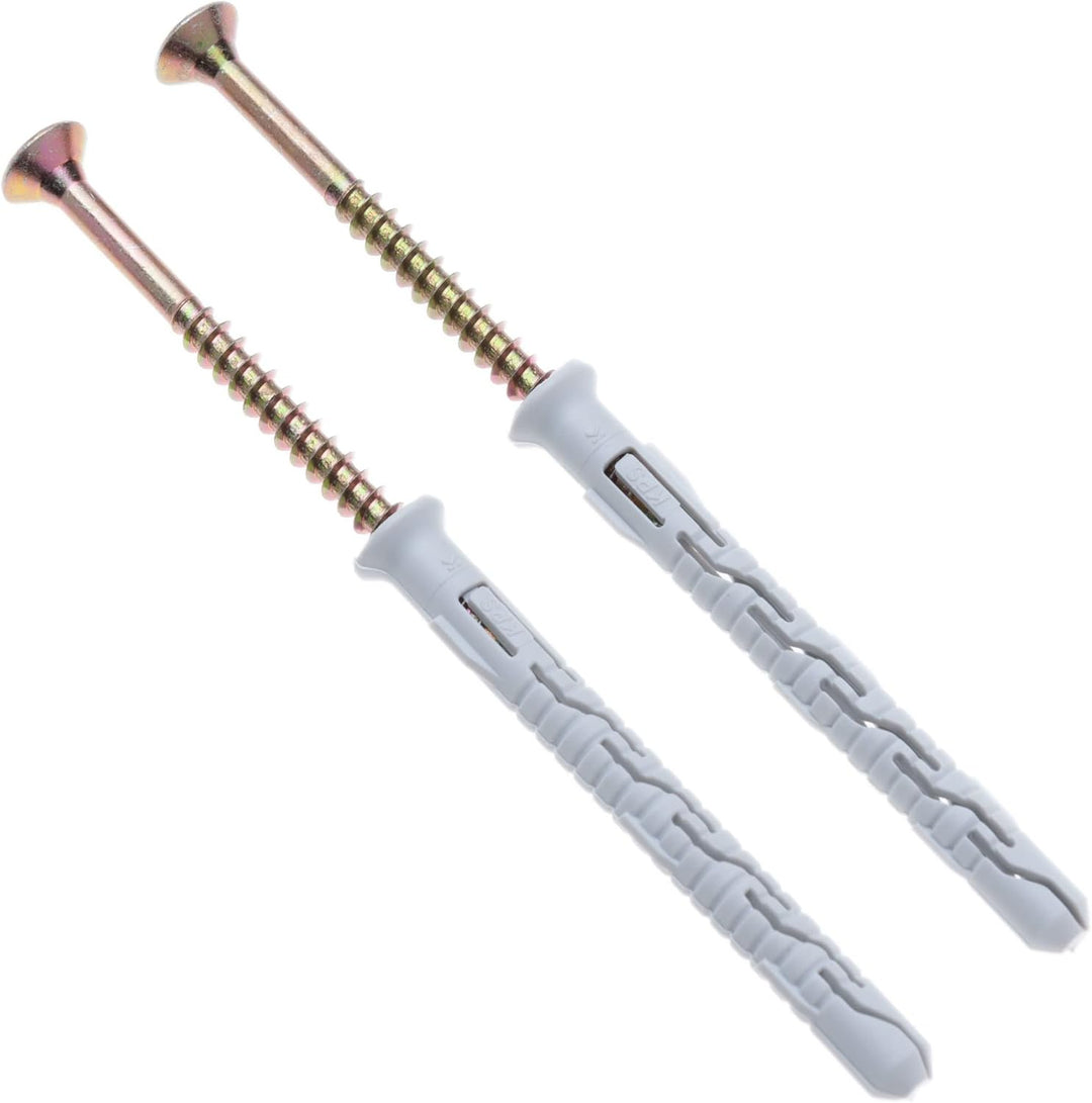 8X100 Torx Schrauben &amp; Dübel Heavy Duty von Keple 50 Pack Wandmontage Schrauben Dübel Wanddübel mit