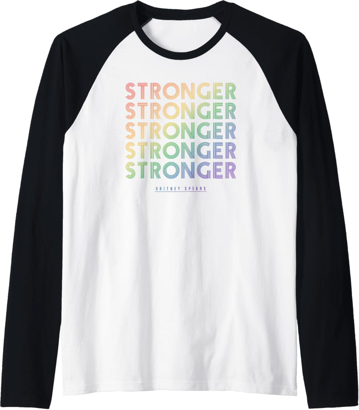 Britney Spears - Stronger (Regenbogen) Raglan
