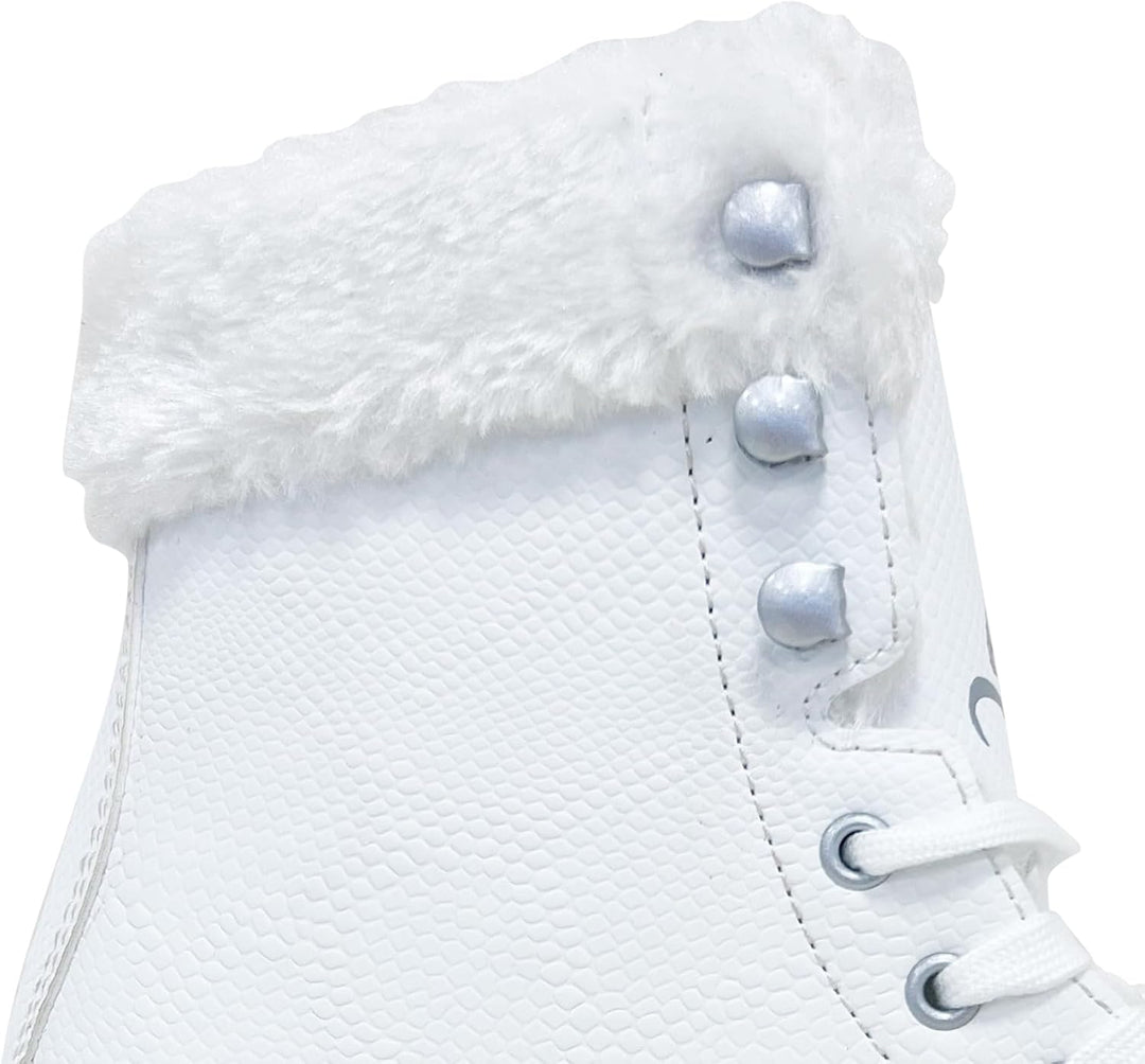 Cox Swain Klassische Eislauf Schlittschuhe ICEPEARL, für Damen und Kinder, bequem, warm gefüttert -