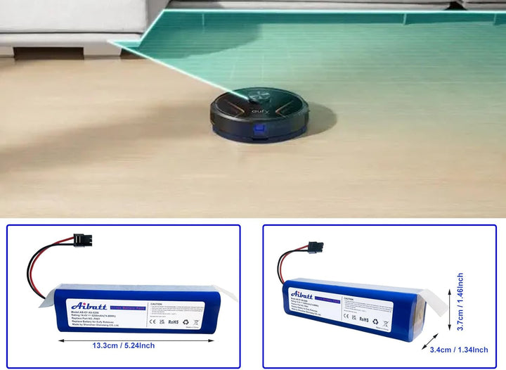 5200mAh Ersatzakku für Eufy Robovac X8, RoboVac X8 Hybrid, RoboVac X8 Hybrid White, RoboVac X8 White