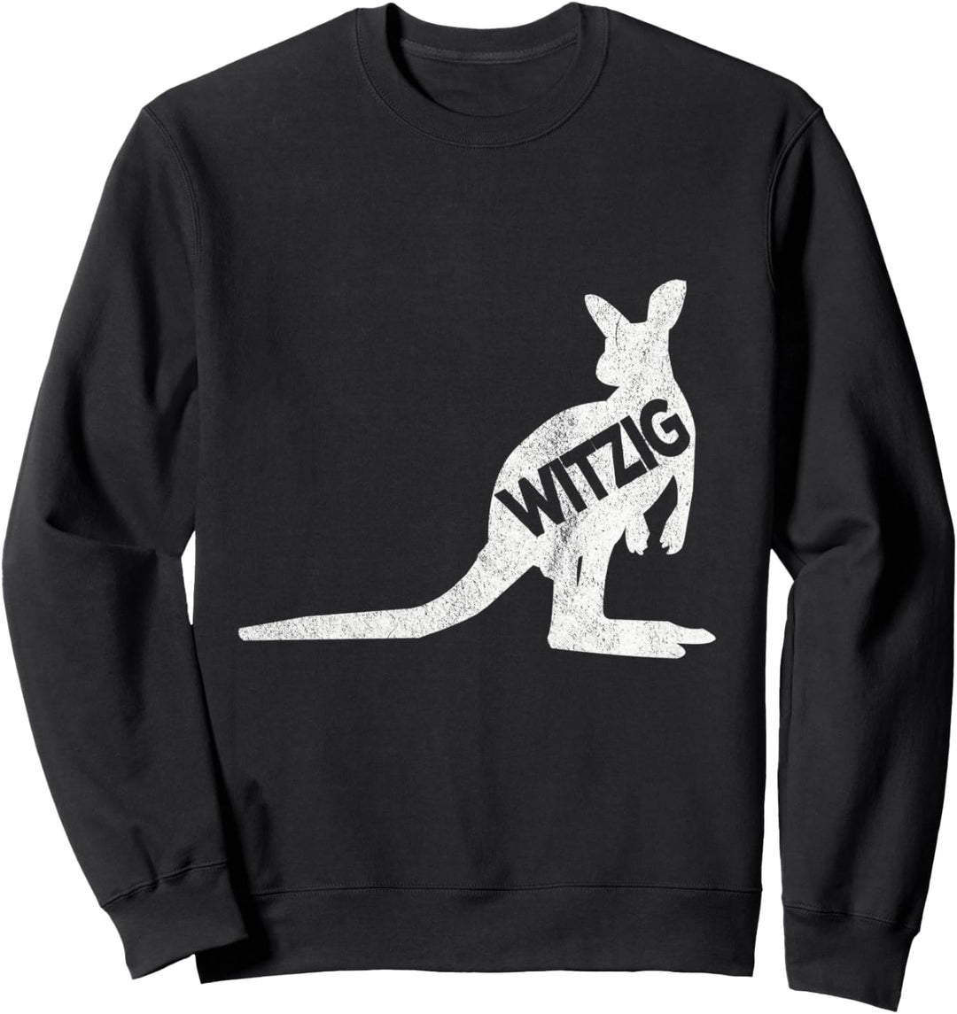 Känguru Witzig Sie stellen wohl gerne unnötige Fragen Sweatshirt