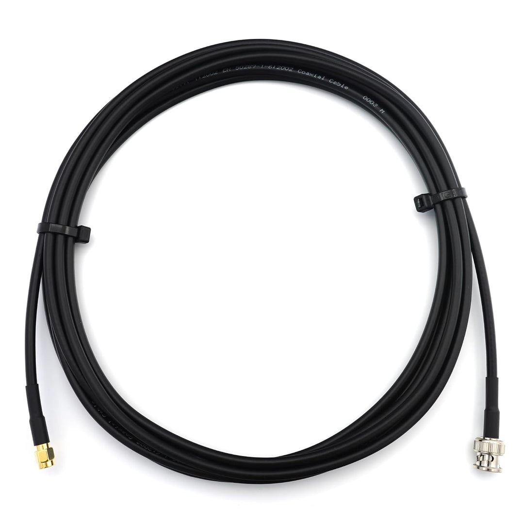 15m BNC Stecker auf SMA Stecker RG58 Koaxialkabel — BNC SMA Verlängerungskabel 15 Meter Jumper Kabel