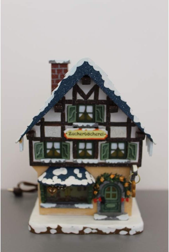 Hubrig-Volkskunst Winterkinder Zuckerbäckerei 15 cm elektr. beleuchtet