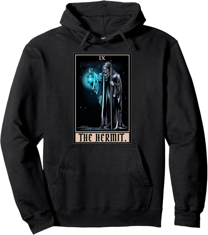 Goth Hermit Tarot Karten Gothik Occult Halloween Geschenk Pullover Hoodie