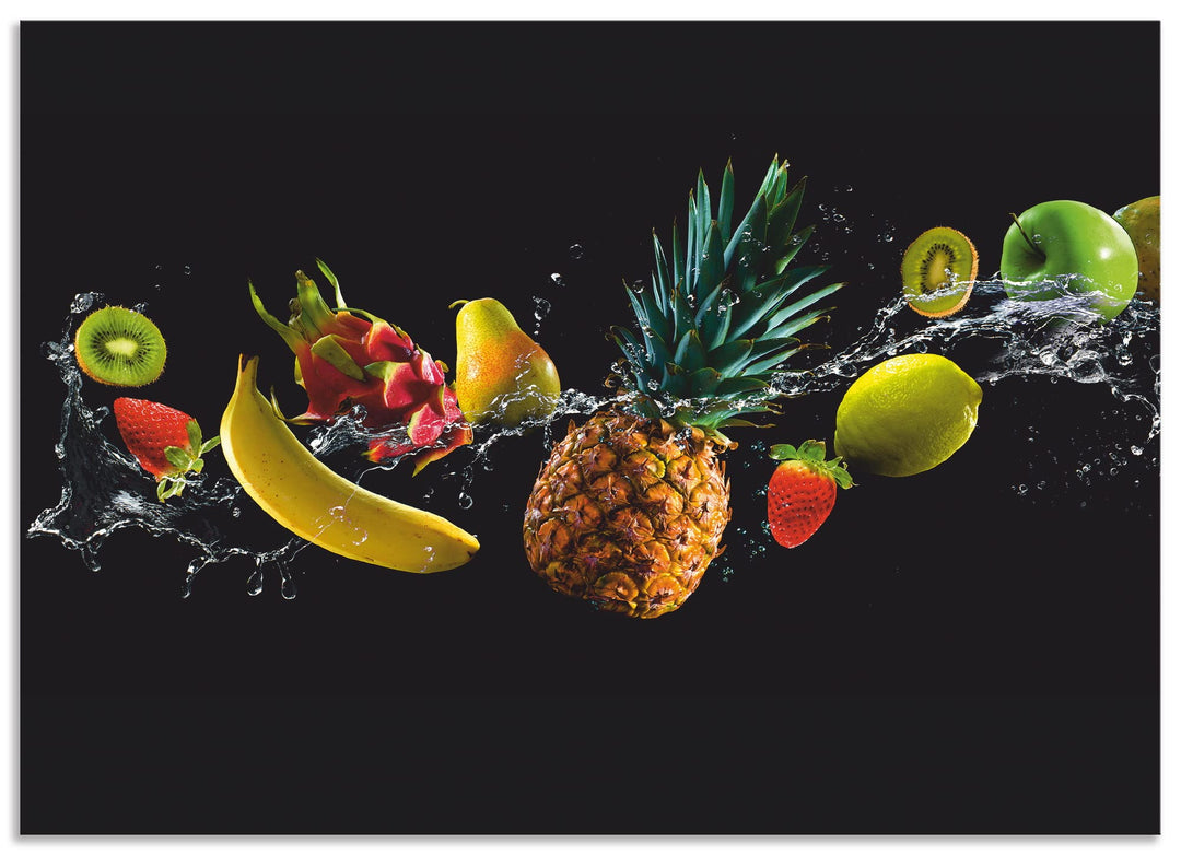 ARTland Küchenrückwand Alu 70x50 cm (BxH) viele weitere Grössen Spritzschutz Küche für Herd Spüle De