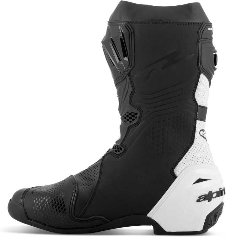 Alpinestars Herren Ridge V2Gummistiefel 46 EU Schwarz Weiss, 46 EU Schwarz Weiss