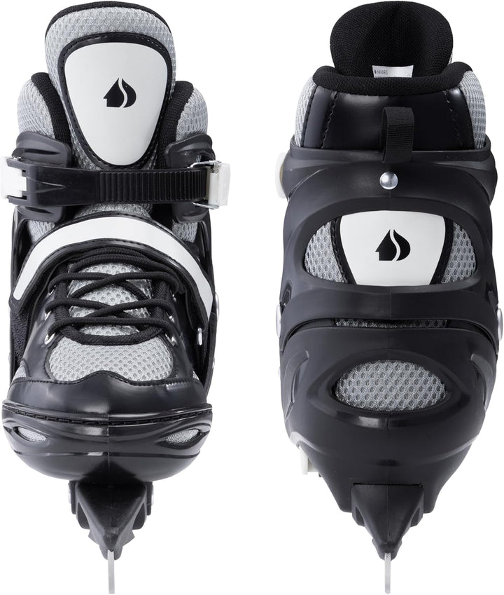 Navaris Schlittschuhe für Kinder und Erwachsene - Ice Skates Damen grössenverstellbar - Mit Werkzeug