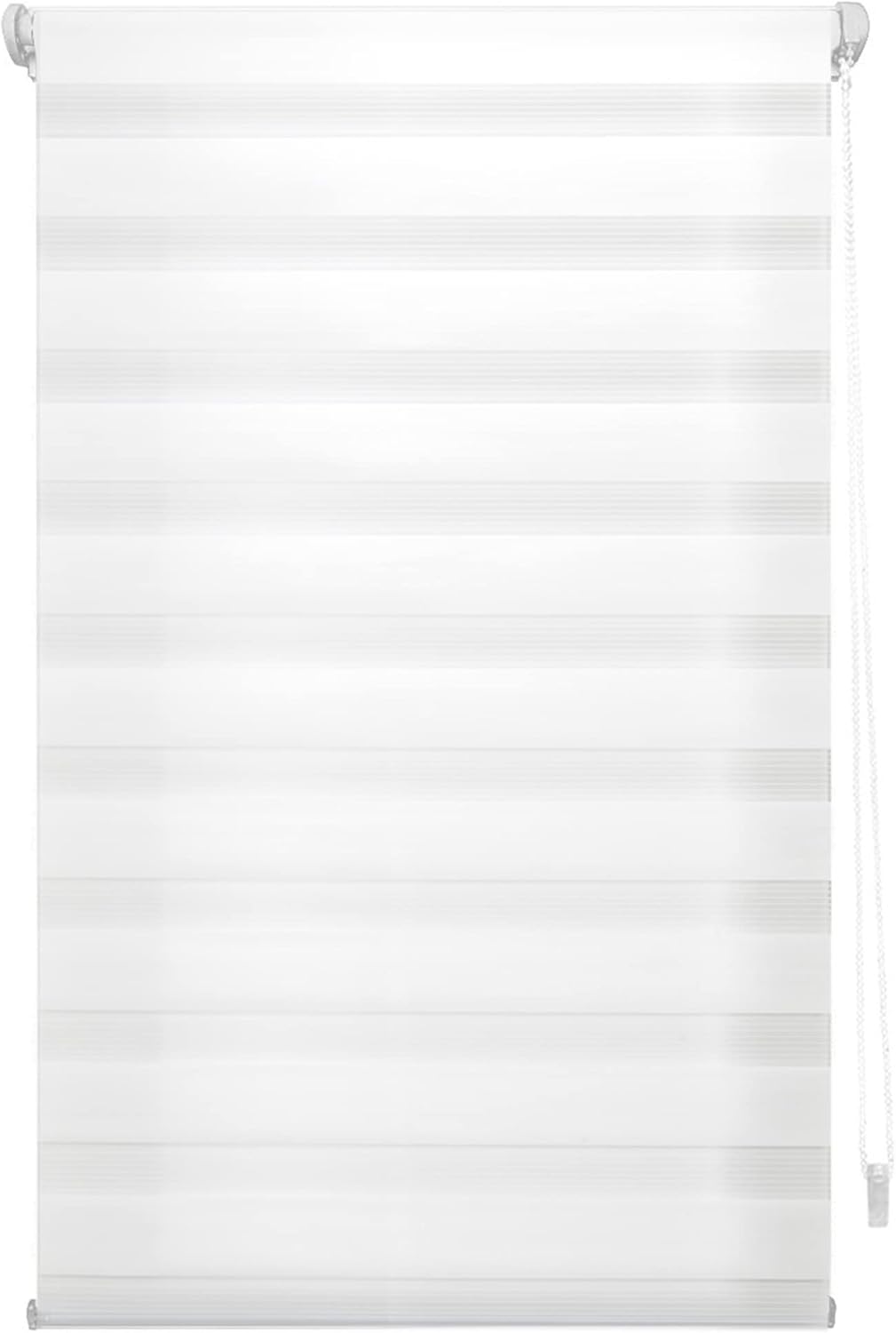 Blindecor - Indus doppelrollo klemmfix ohne bohren - duo rollo klemmfix Weiss - 100 x 220 cm (Breite