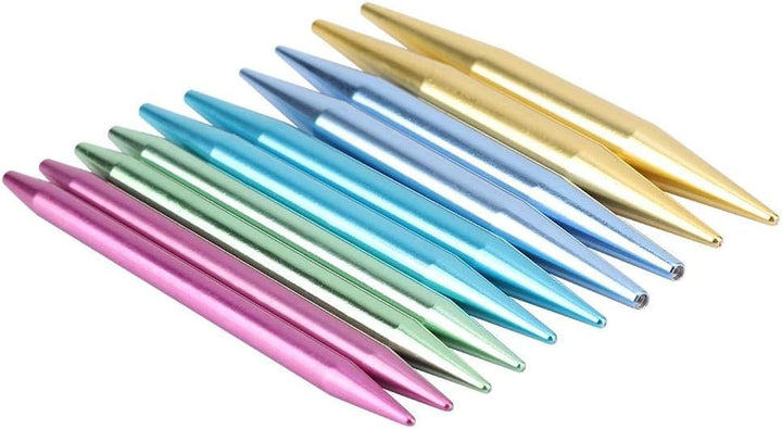 Vobor Stricknadel Kit - austauschbare Rundstricknadelsätze aus Aluminium Stricken Nadeln Kit Haushal