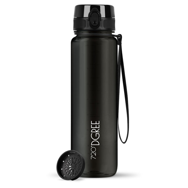 720°DGREE Trinkflasche “uberBottle“ +Sieb - 350ml, 500ml, 650ml, 1000ml, 1,5l, 2l - BPA-Frei - Wasse