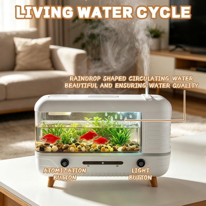 3 in 1 Aquarium Regentropfen Diffuser Luftbefeuchter Humidifier Diffusor