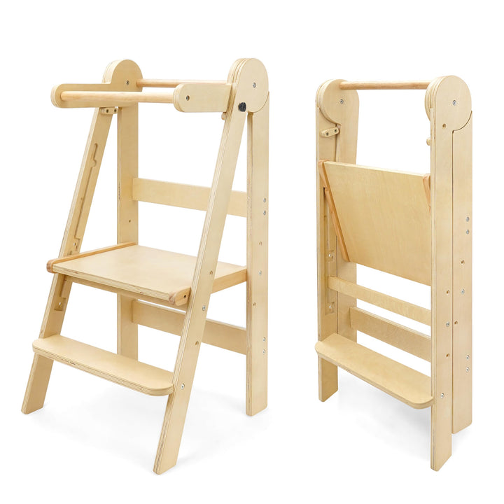 509 Lofty Foldable Learning Tower, Children's Kitchen Helper, Montessori, Step Stool, Foldable Conve