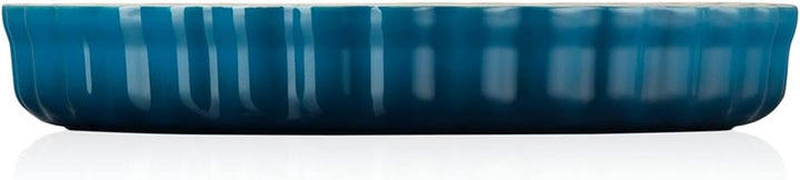 Le Creuset Tarteform aus Steinzeug, 28 cm, 2.1 Liter, Deep Teal, 71120286420001 Deep Teal 28 cm, Dee