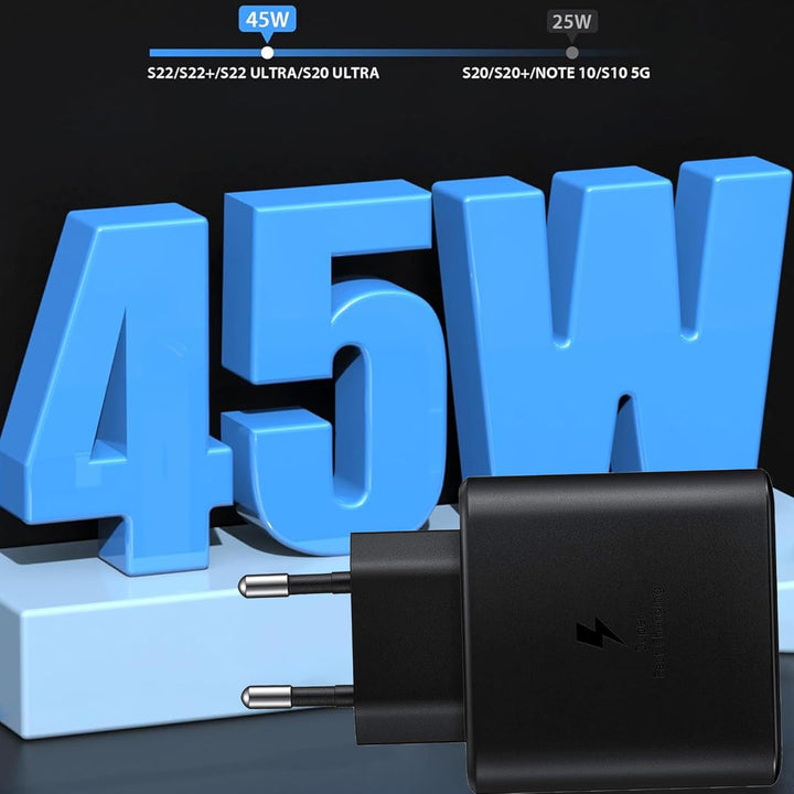 45W USB-C Schnellladegerät Netzteil Ladegerät, PD 3.0 Super Schnell Wall Charger Kompatibel mit MacB