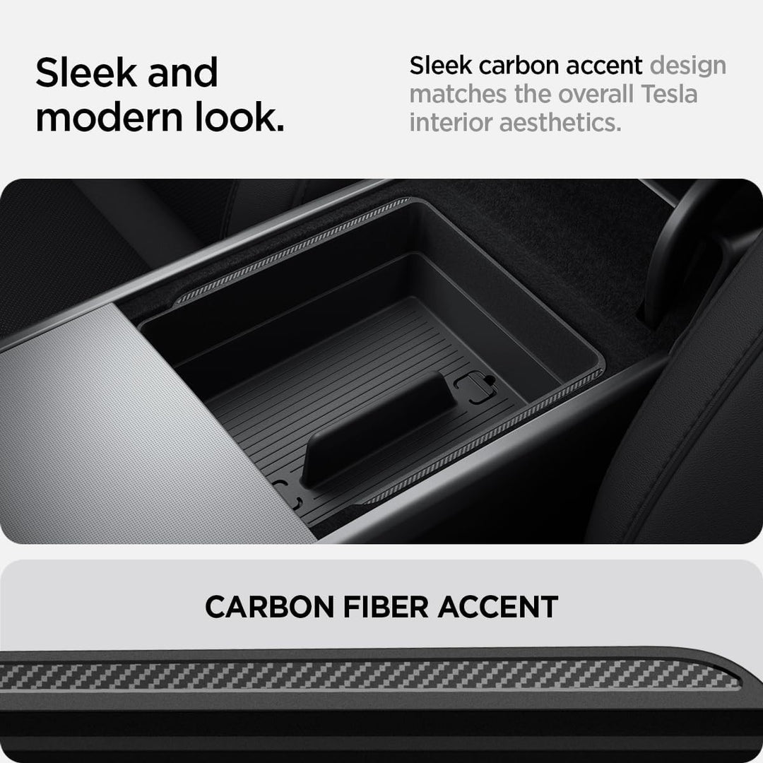 Spigen Tesla Model Y Juniper 2025 2026 Model 3 Highland 2024 2025 Armlehnen Konsole Organizer Entwor