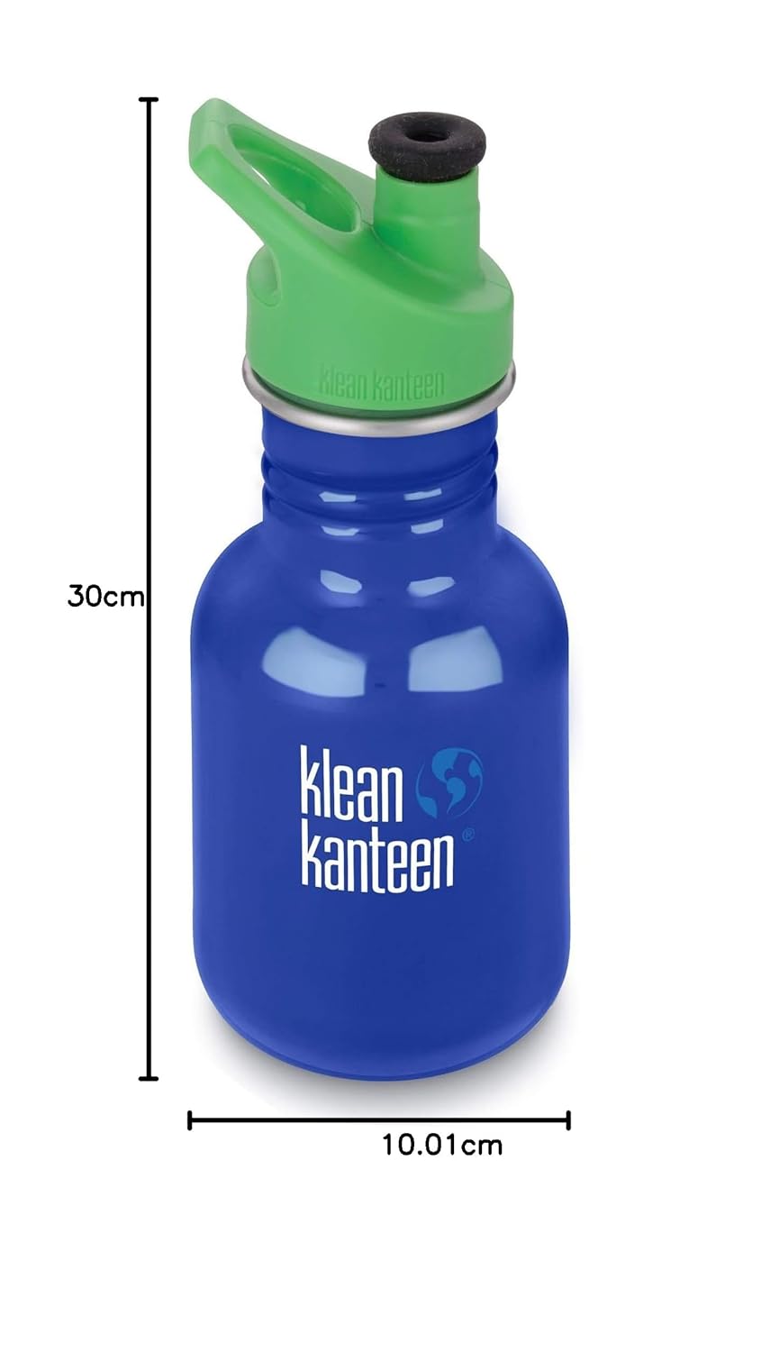 Klean Kanteen Erwachsene Classic mit Sport Cap 3.0 Trinkflasche, Coastal Waters, S, Coastal Waters