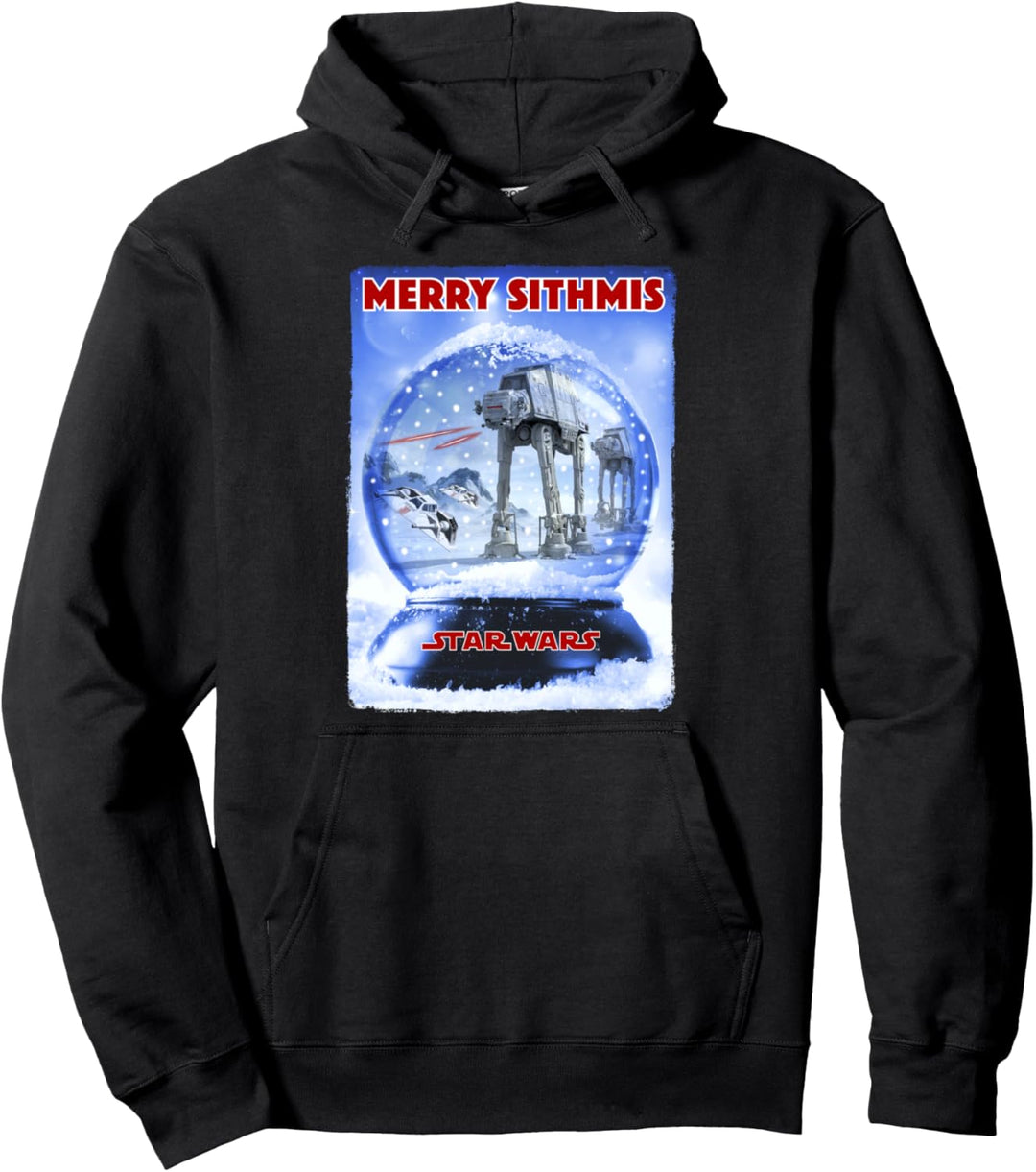 Star Wars AT-AT Merry Sithmas Snow Globe Poster Pullover Hoodie