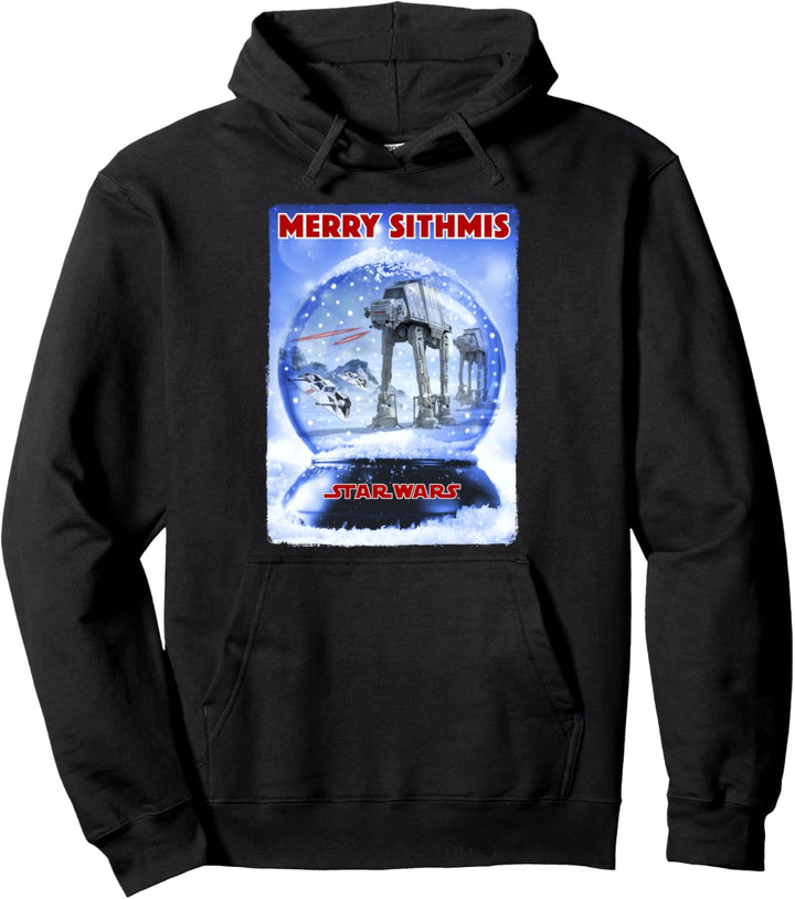 Star Wars AT-AT Merry Sithmas Snow Globe Poster Pullover Hoodie