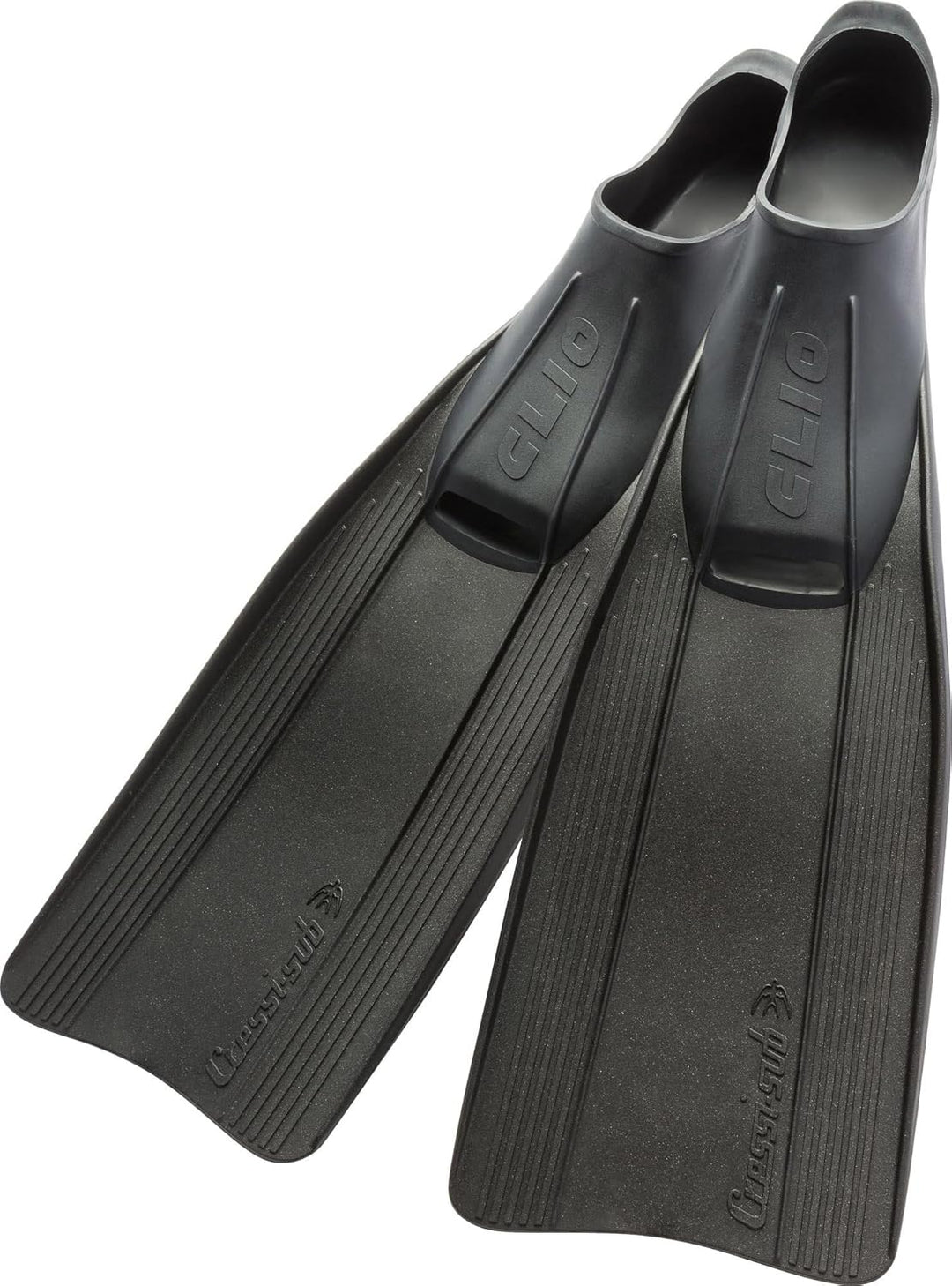Cressi Clio zum Flossen Schwimmen, Apnoe und Schnorcheln 43/44 Schwarz, 43/44 Schwarz