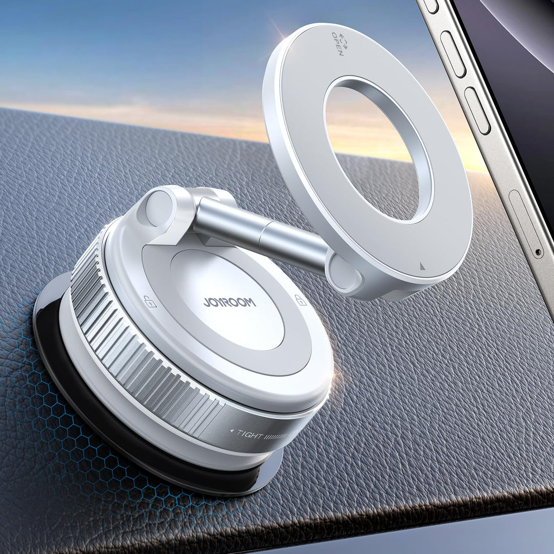JOYROOM Vakuum Handyhalterung Auto Magnet Faltbar, Saugnapf Handy Halterung Auto Magsafe mit 360° Ve