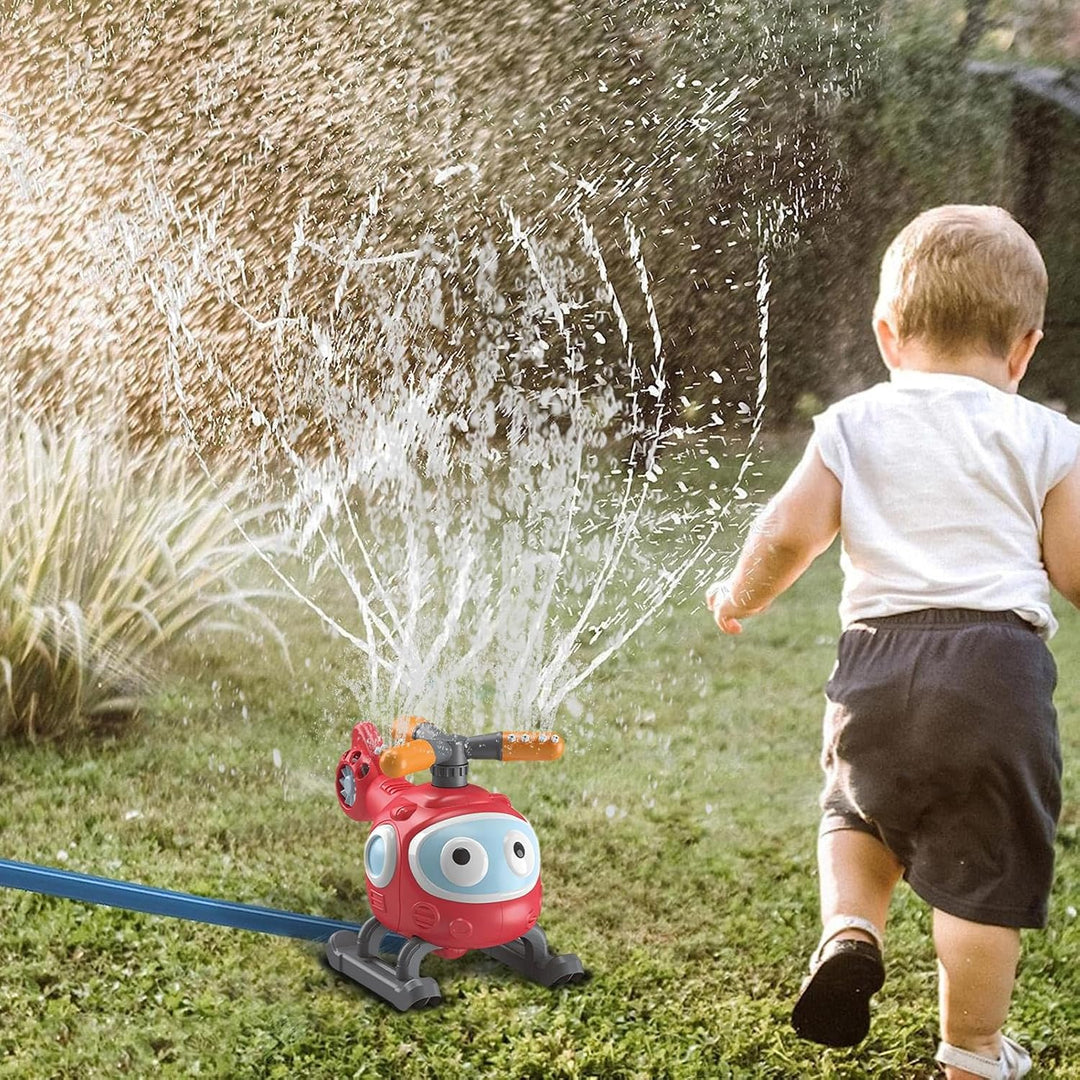 2-in-1-Wasserspray-Sprinkler-Baseball-Hubschrauber-Hubschrauber-Spielzeug für Kinder im Freien, 45 G