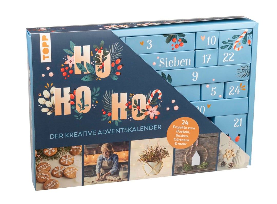 Ho Ho Ho - Der kreative Adventskalender. 24 Projekte zum Basteln, Backen, Gärtnern und mehr. Mit Anl