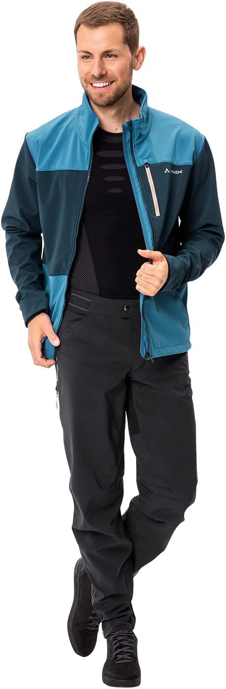 VAUDE Herren Men's Qimsa softshell bukser Ii S/S+l/S Hose, Black/Black, M Lang EU