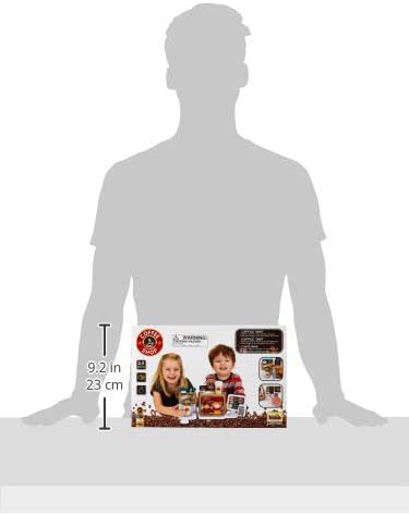 Theo Klein 9528 Coffee Shop I Espresso-Bar mit Wasserdurchlauffunktion und Touchdisplay I Inkl. Zube