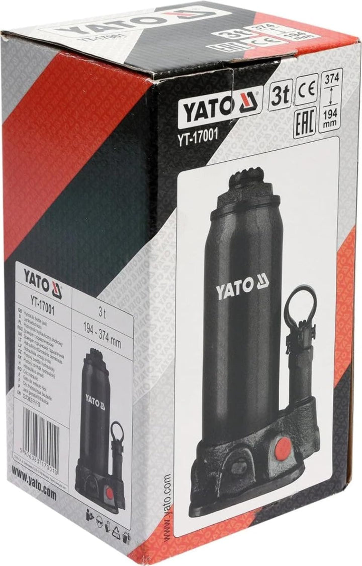 HYDRAULIC BOTTLE JACK 3T