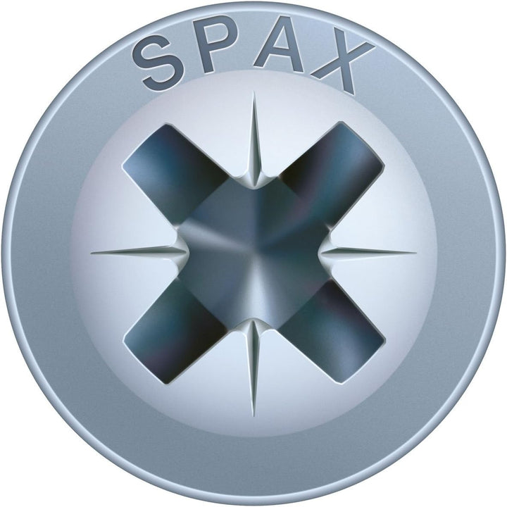 SPAX Rückwandschraube, 5,0 x 20 mm, 2000 Stück, Kreuzschlitz Z2, Rückwandkopf, Vollgewinde, 4CUT, WI