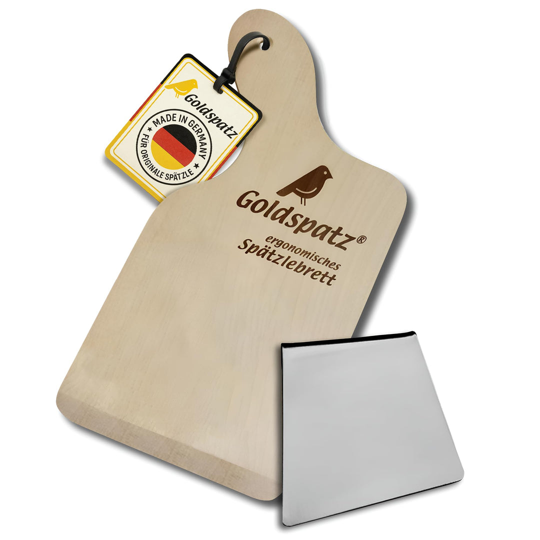 Goldspatz Ergonomisches Spätzlebrett mit Schaber - #2198S