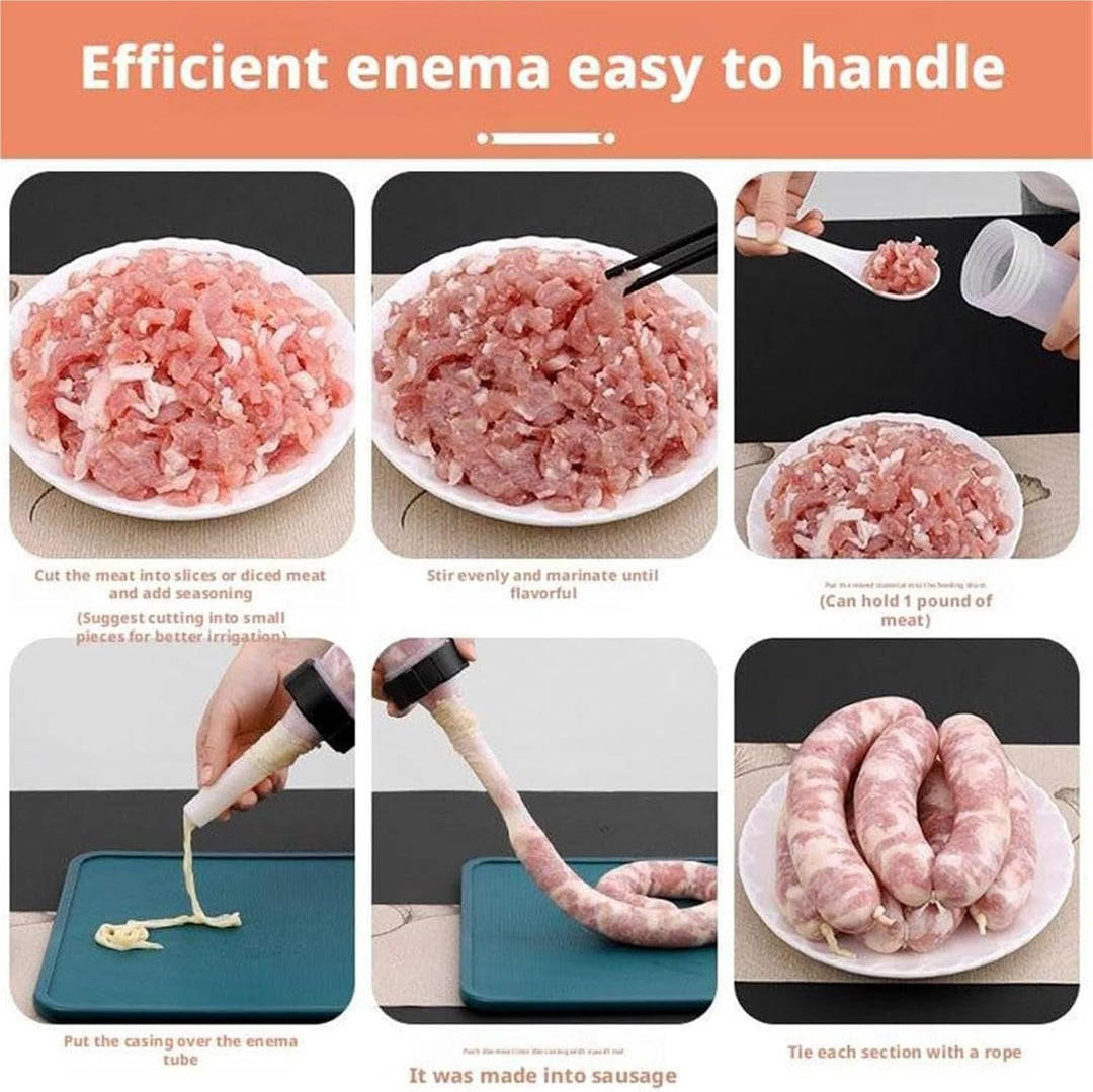 Pickup-füller Wurstfüller Manuell Fleischfüllmaschinen, Wurstspritze Per Hand Würstchenmaschinen, 3