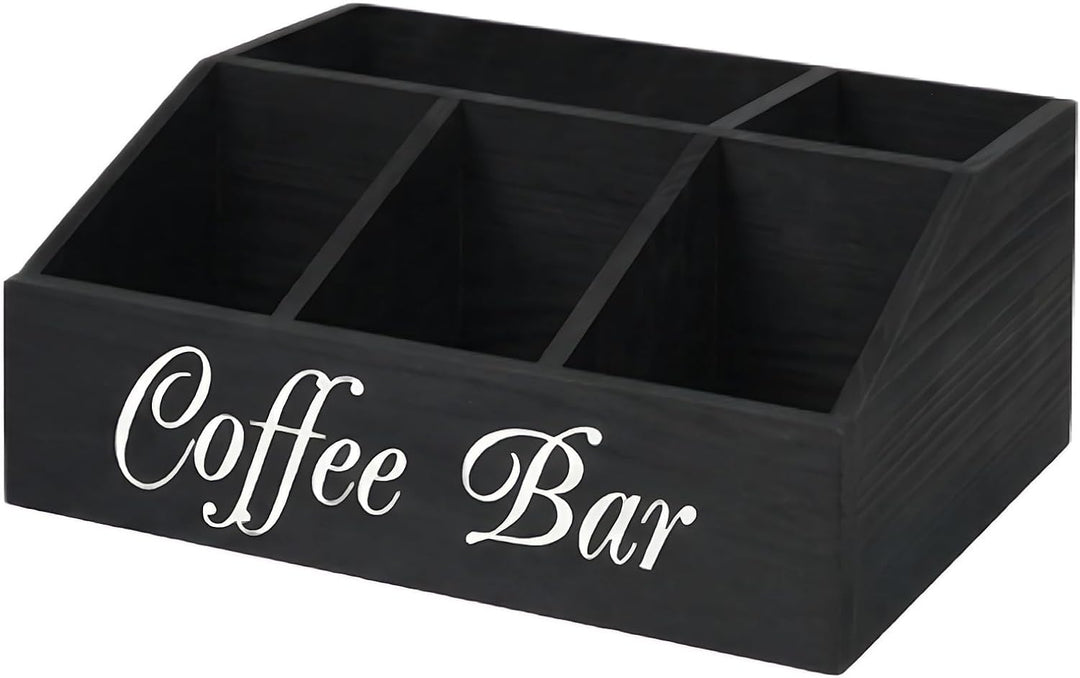 Kaffee Organizer Holz Kaffeebar Möbel, Coffee Bar Organizer Holz Kaffee Spender Organizer-aufbewahru