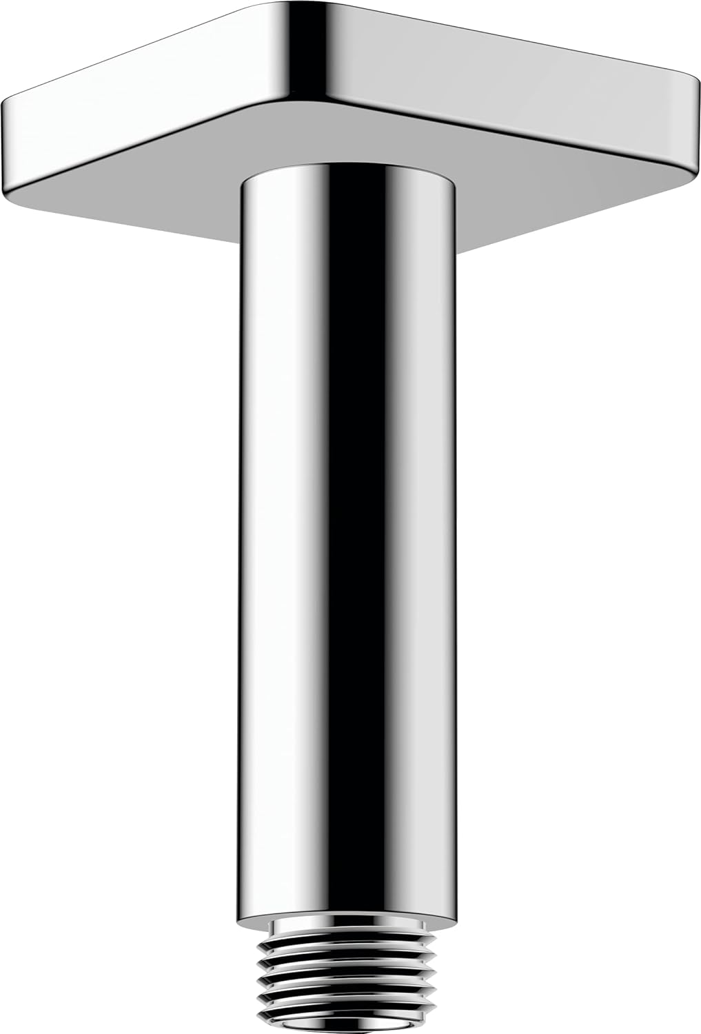 hansgrohe Deckenanschluss Vernis Shape, Deckenanschluss 10cm, Chrom Chrom 10cm, Chrom 10cm