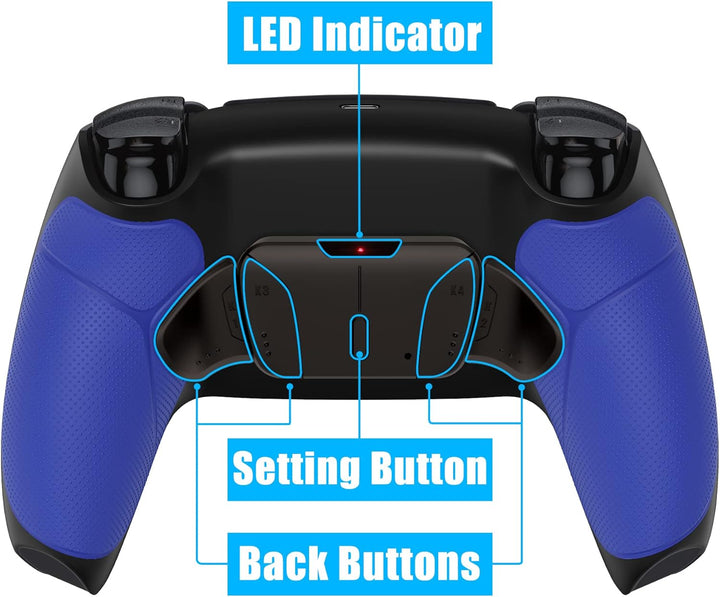 eXtremeRate Programmierbar RISE4 Remap Kit für ps5 Controller BDM-010/020,Real Metal Buttons(RMB) Re