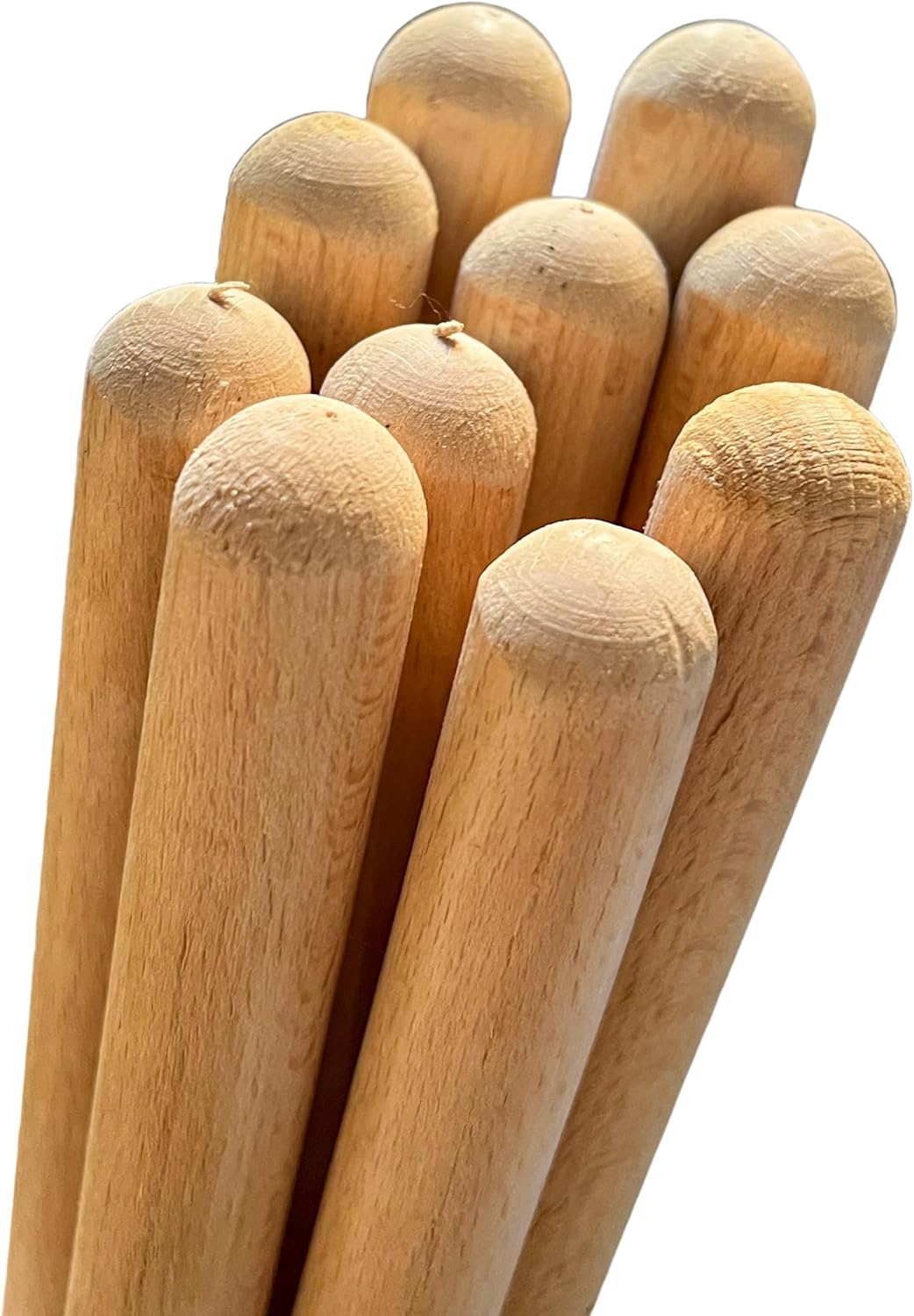 pokm toolsmarket - Besenstiel Holz Ersatzstiel, 120 cm, Holzstiel aus Buchenholz, Gerätestiel Ø22 mm