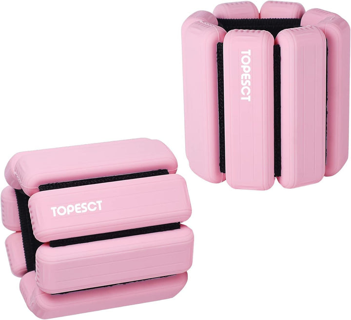 TopEsct Verstellbare Handgelenkgewichte – Set mit 2 Stück (je 0,9 kg) | Langlebiges tragbares Handge