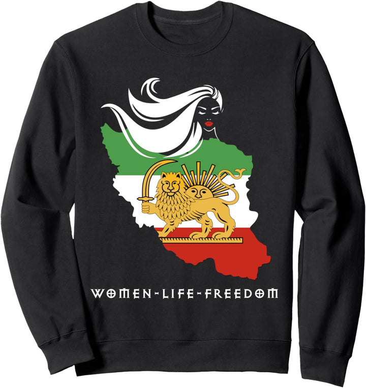 Frauenleben Freiheit Zan Zandegi Azadi, schöne iranische Frauen Sweatshirt