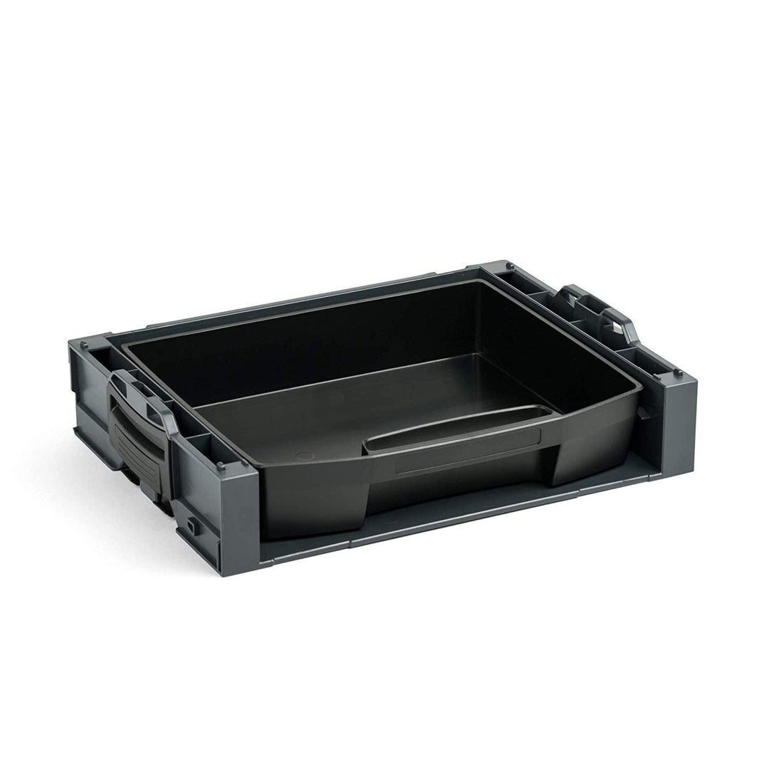 L-BOXX Sortimo i-Rack aktiv anthrazit bestückt mit LS-Schublade 72 schwarz Anthrazit LS-tray, Anthra