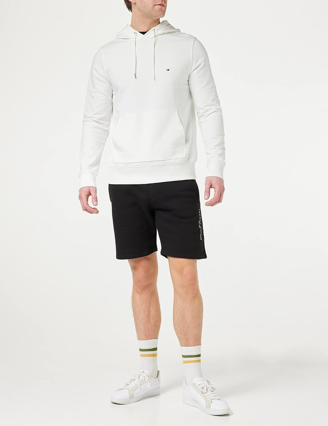 Tommy Hilfiger Herren Hoodie 1985 mit Kapuze 3XL Weiss (White), 3XL Weiß (White)