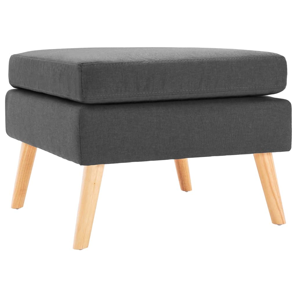 Stoff Pouf, Gepolsterter Sitzhocker, Dekorative Pouff für Schlafzimmer, Wohnzimmer und Gästetoilette